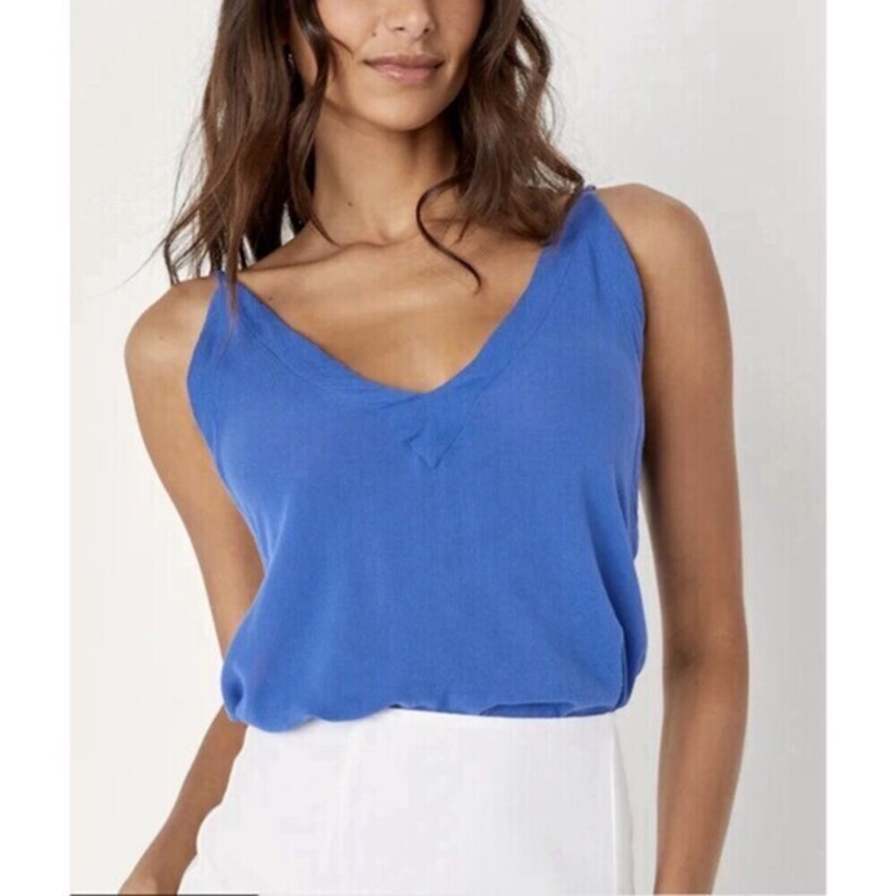 Lulu’s  Thank Top Navy Blue Lace RAYON Size Small